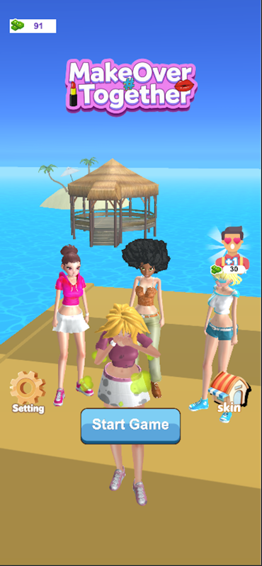Game Screenshot 4 - Characters on circular platform